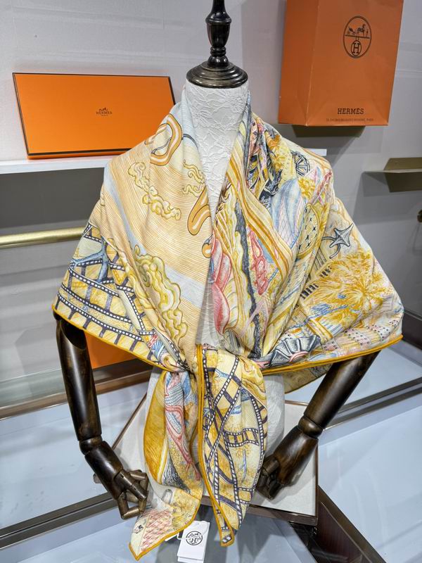 Hermes Scarf 140X140cm E05 (23)