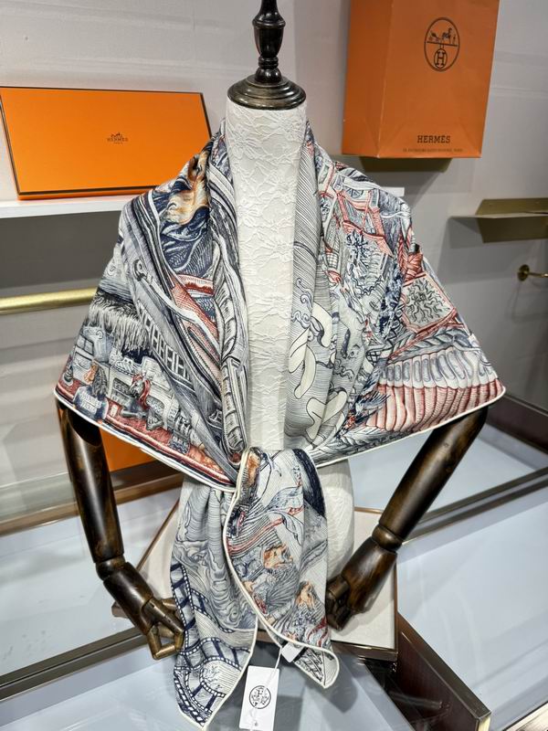 Hermes Scarf 140X140cm E05 (4)