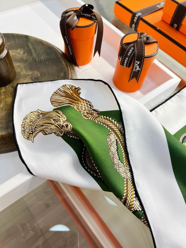 Hermes Silk Scarf 88X88cm E21 (1)