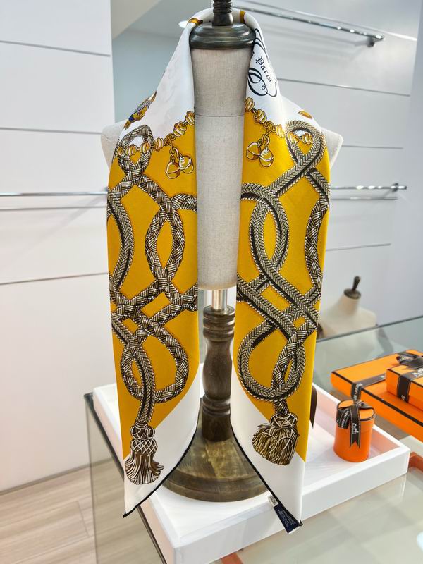 Hermes Silk Scarf 88X88cm E21 (13)
