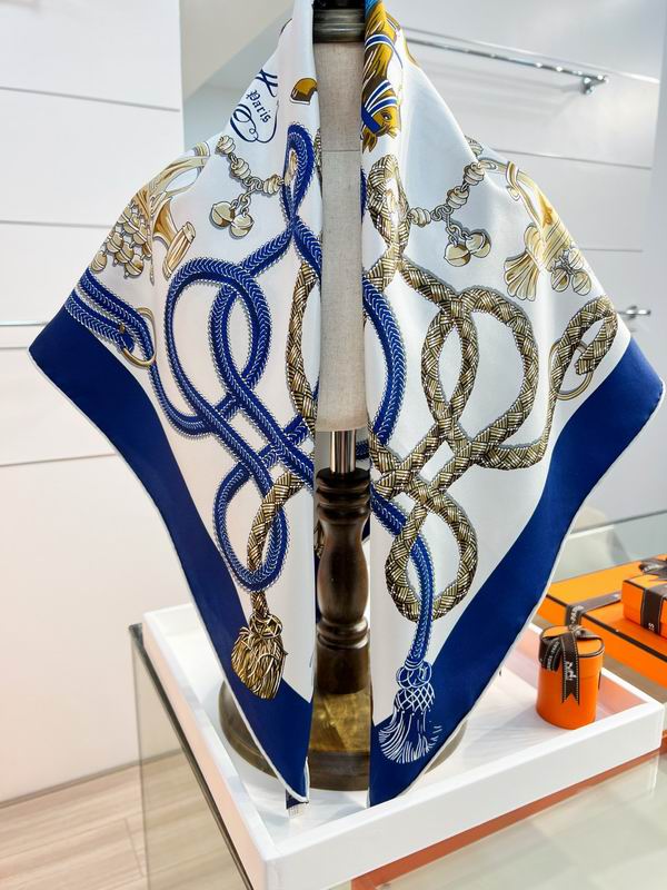 Hermes Silk Scarf 88X88cm E21 (24)