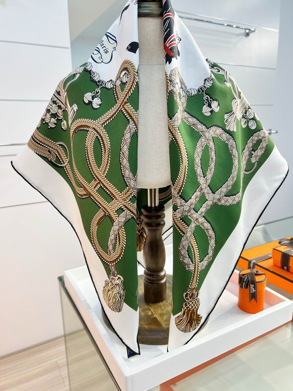 Hermes Silk Scarf 88X88cm E21 (6)