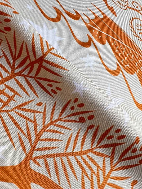Hermes Silk Scarf 90X90cm E02 (1)