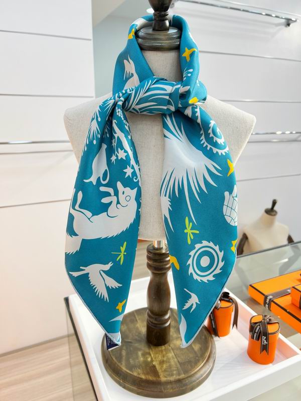 Hermes Silk Scarf 90X90cm E02 (11)