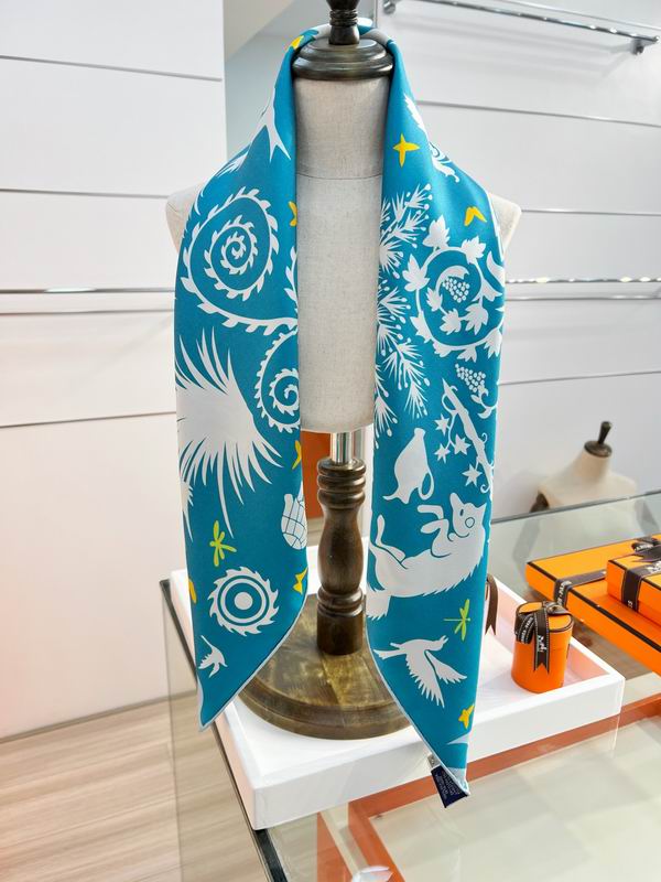 Hermes Silk Scarf 90X90cm E02 (13)