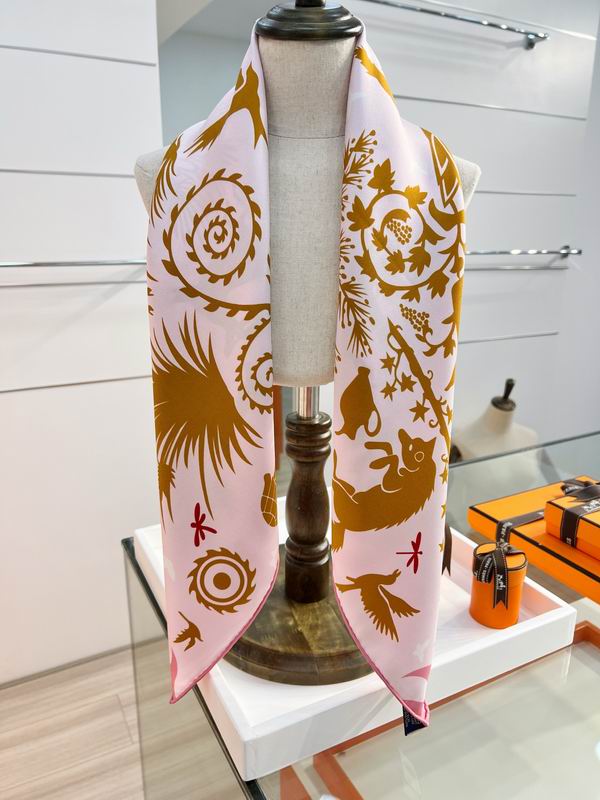 Hermes Silk Scarf 90X90cm E02 (22)
