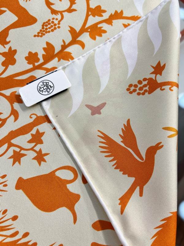 Hermes Silk Scarf 90X90cm E02 (3)