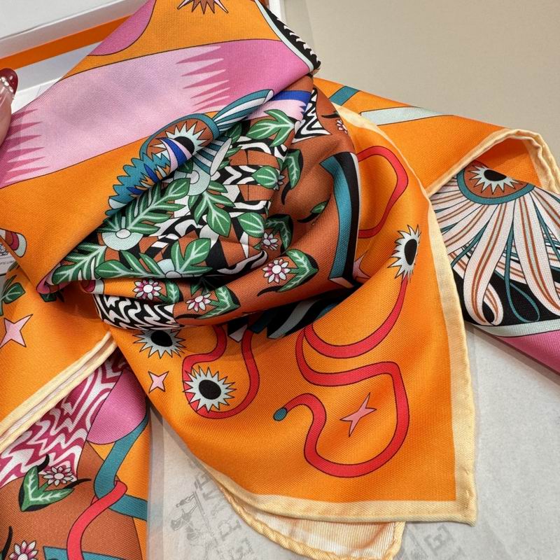 Hermes Silk Scarf 90X90cm E06 (3)