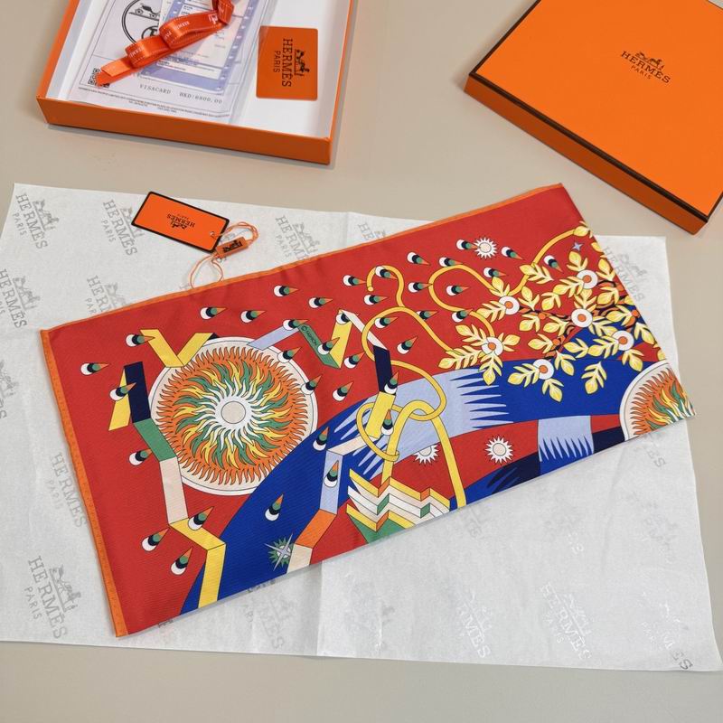 Hermes Silk Scarf 90X90cm E06 (34)