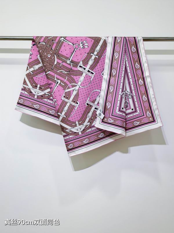 Hermes Silk Scarf 90X90cm E16 (3)