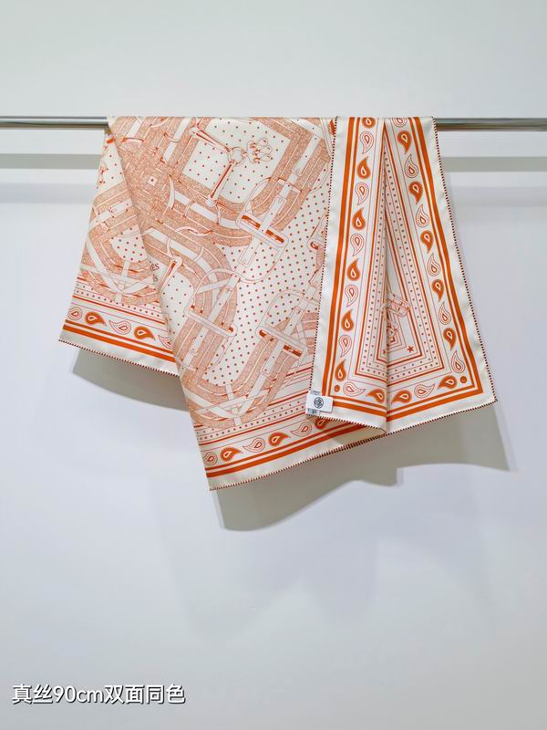 Hermes Silk Scarf 90X90cm E16 (30)