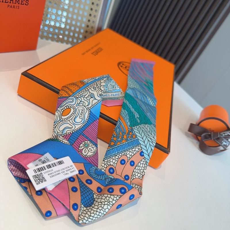 Hermes Silk ribbon 5X120cm E02 (1)