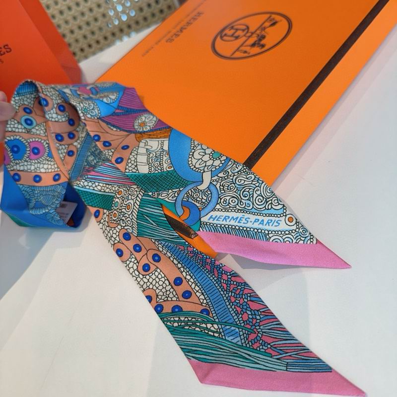 Hermes Silk ribbon 5X120cm E02 (5)
