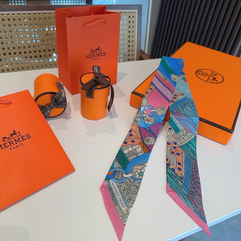Hermes Silk ribbon 5X120cm E02 (6)