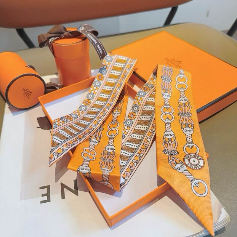 Hermes Silk ribbon 5X86cm E04 (25)