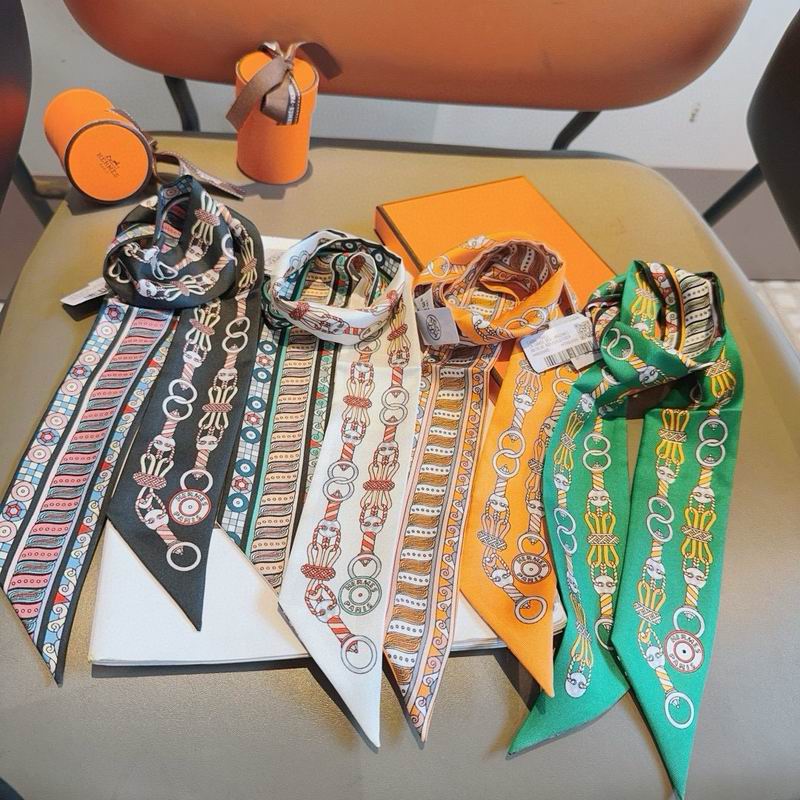 Hermes Silk ribbon 5X86cm E04 (63)