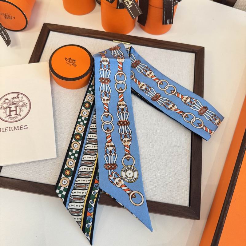 Hermes Silk ribbon 5X86cm E04 (8)