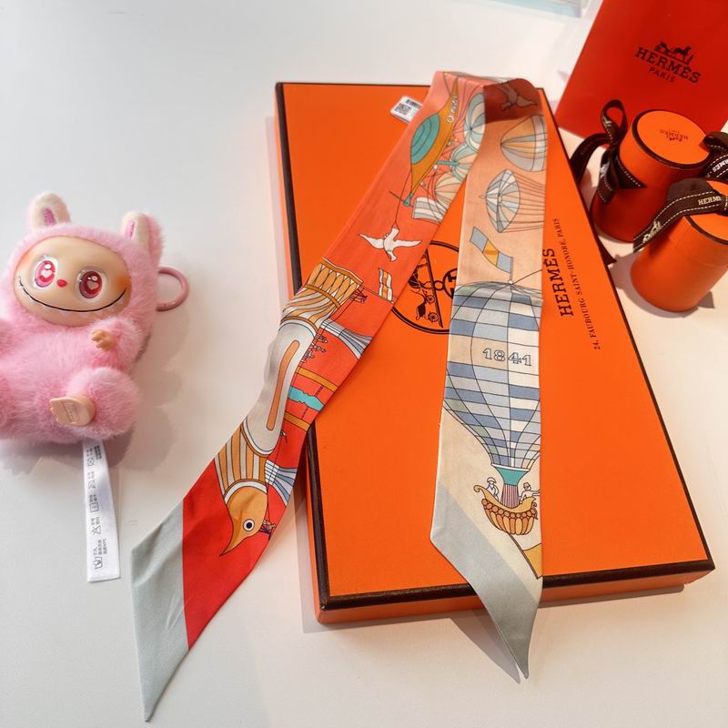Hermes silk ribbon 5X86cm E (4)