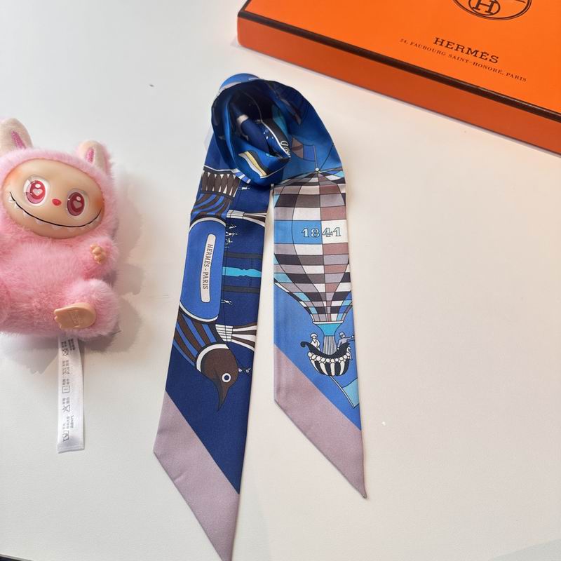 Hermes silk ribbon 5X86cm E (50)
