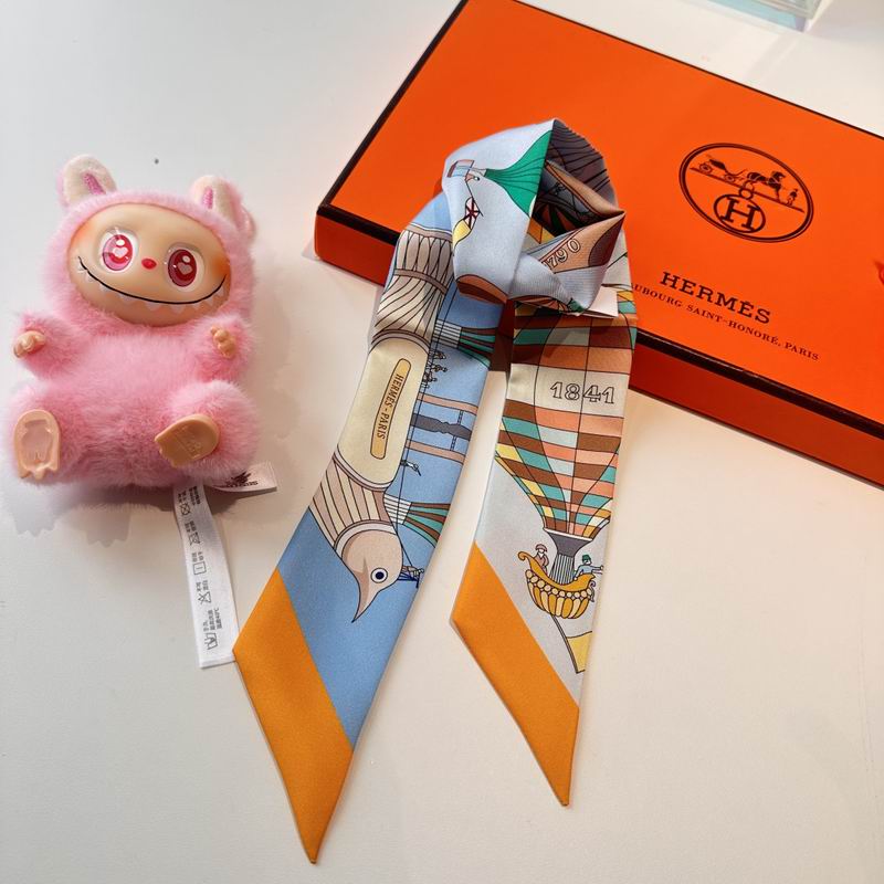 Hermes silk ribbon 5X86cm E (61)