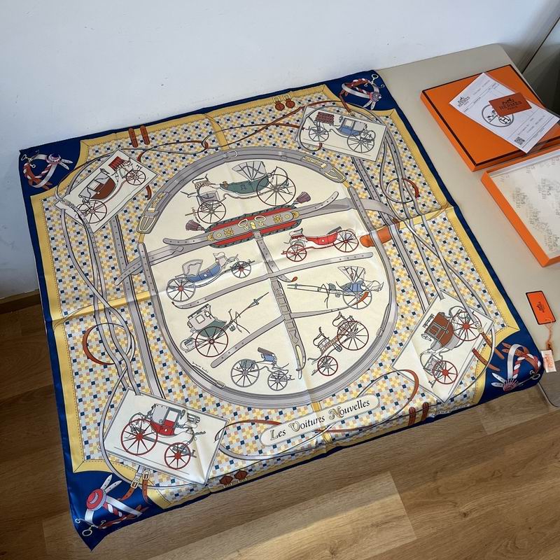 Hermes silk scarf hm (101)