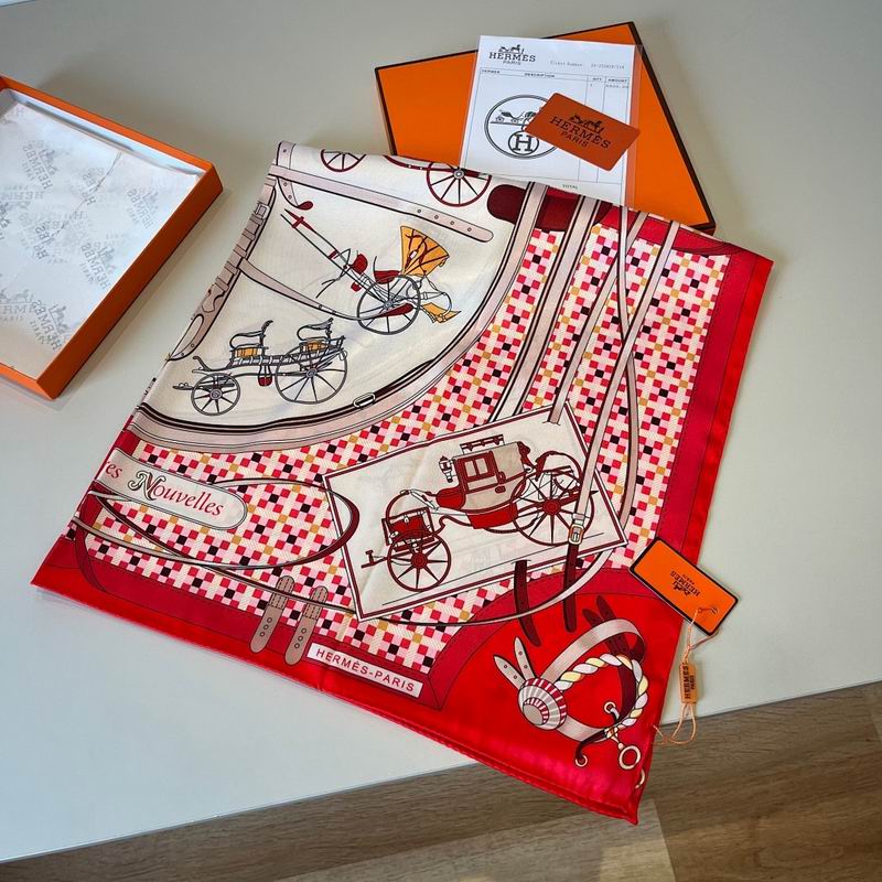 Hermes silk scarf hm (102)