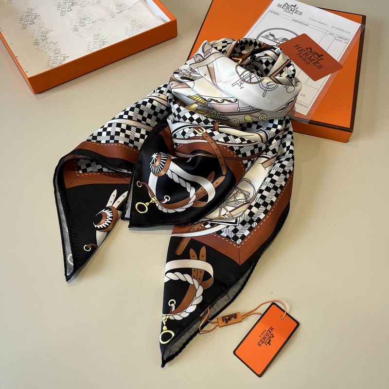 Hermes silk scarf hm (106)