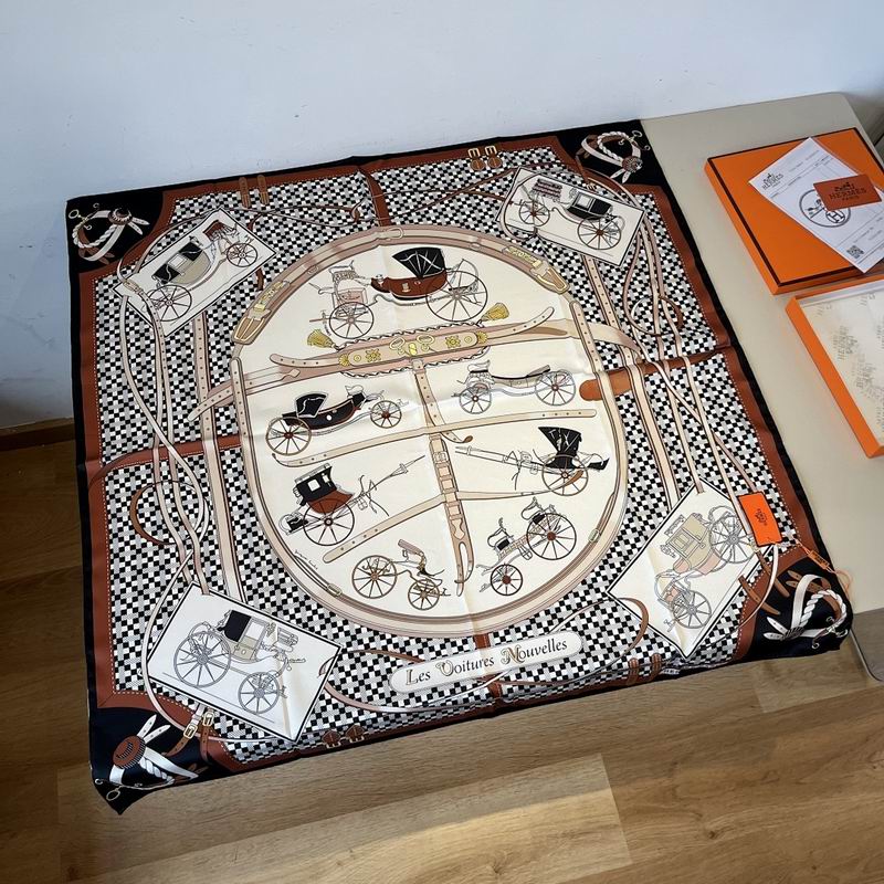 Hermes silk scarf hm (107)