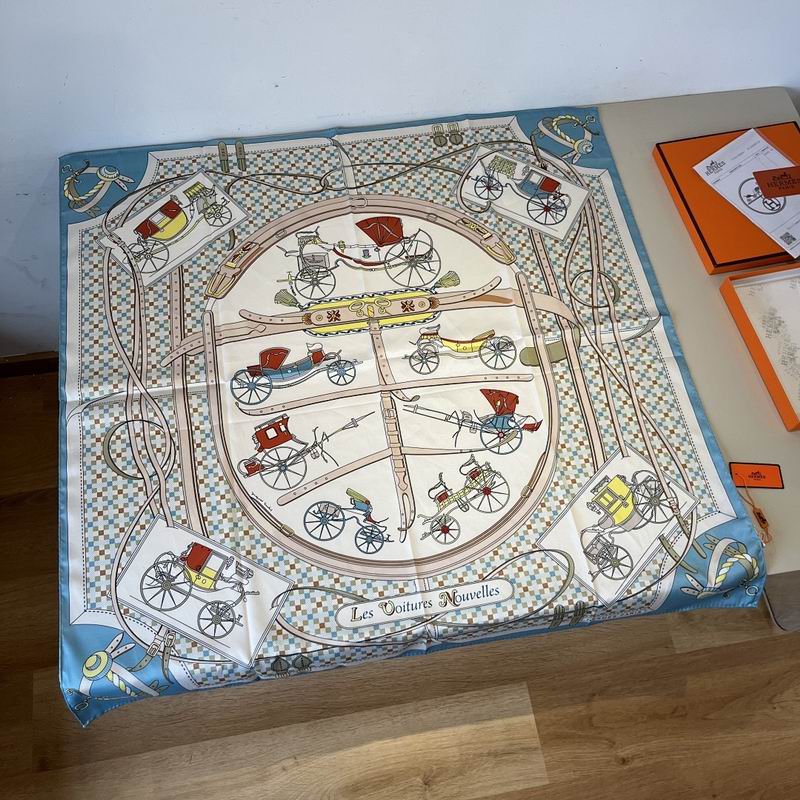 Hermes silk scarf hm (110)