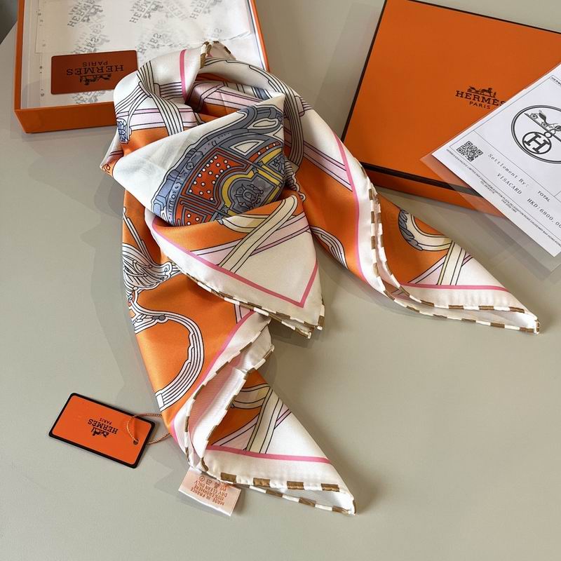 Hermes silk scarf hm (113)