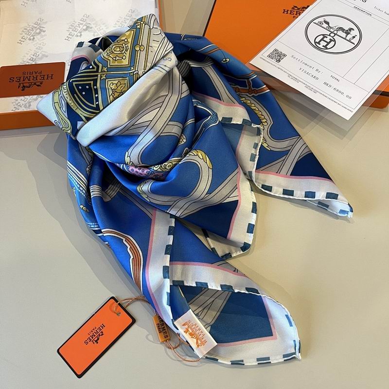 Hermes silk scarf hm (116)