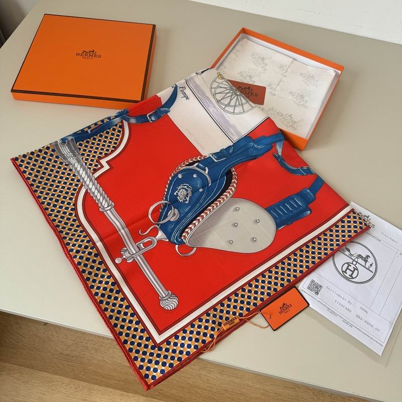 Hermes silk scarf hm (12)