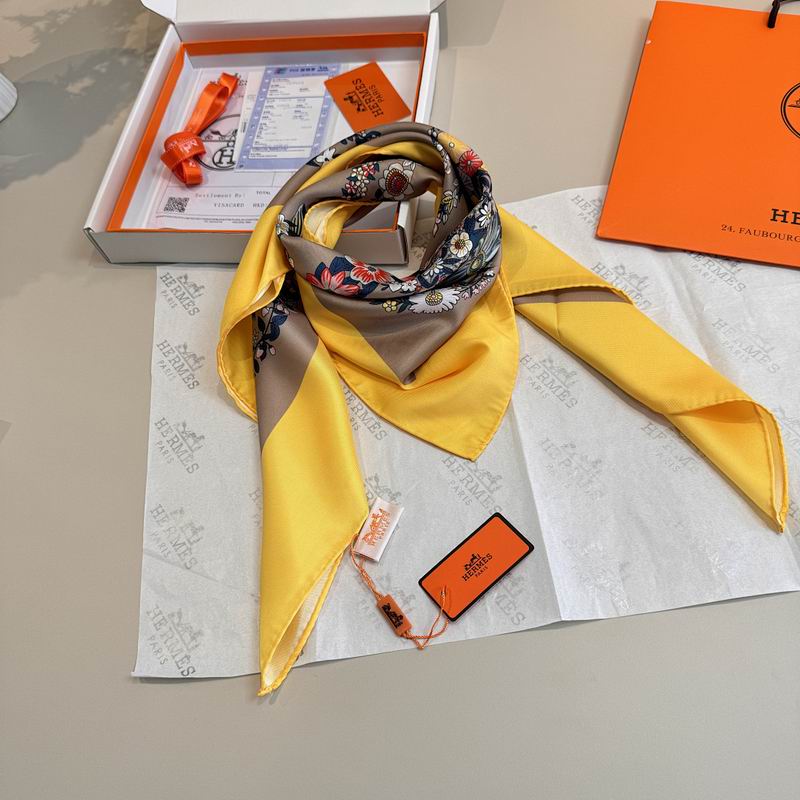 Hermes silk scarf hm (138)