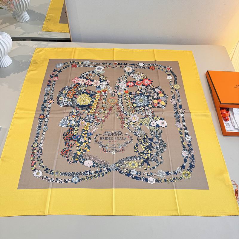 Hermes silk scarf hm (139)