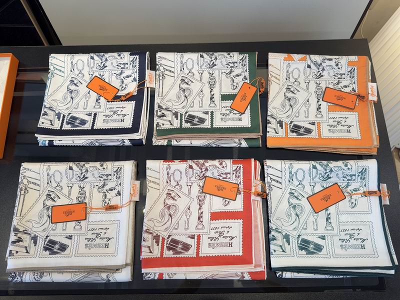 Hermes silk scarf hm (140)