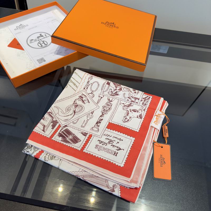 Hermes silk scarf hm (147)