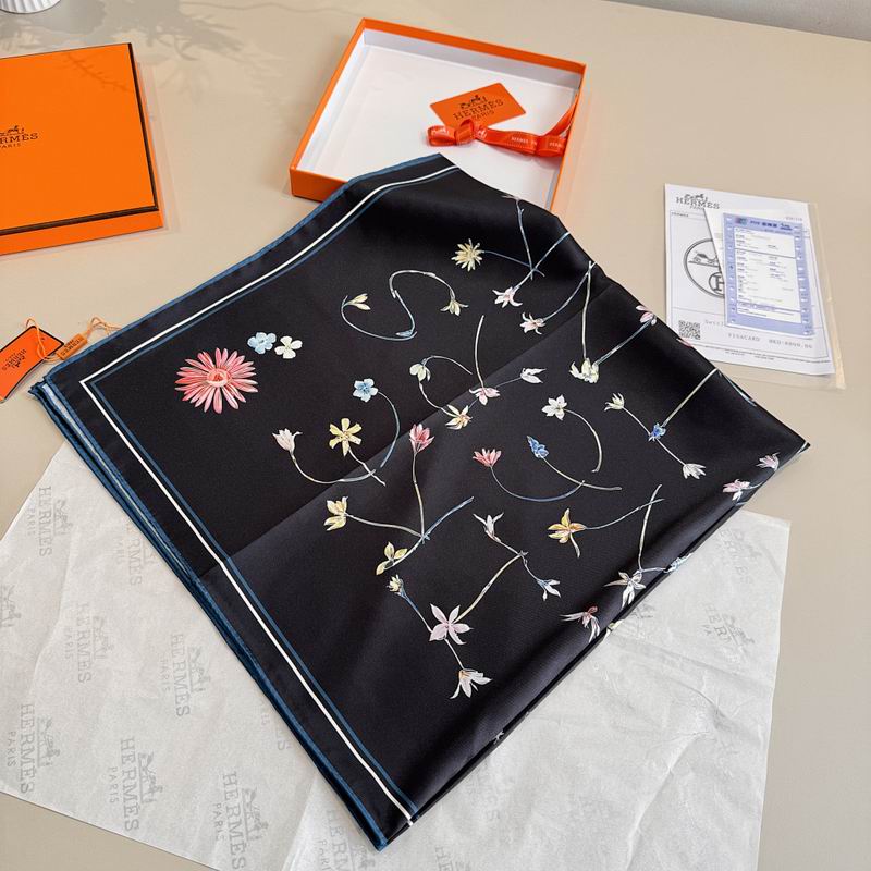Hermes silk scarf hm (160)