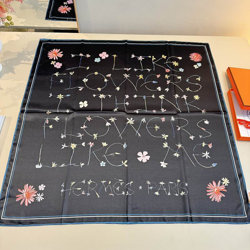 Hermes silk scarf hm (162)