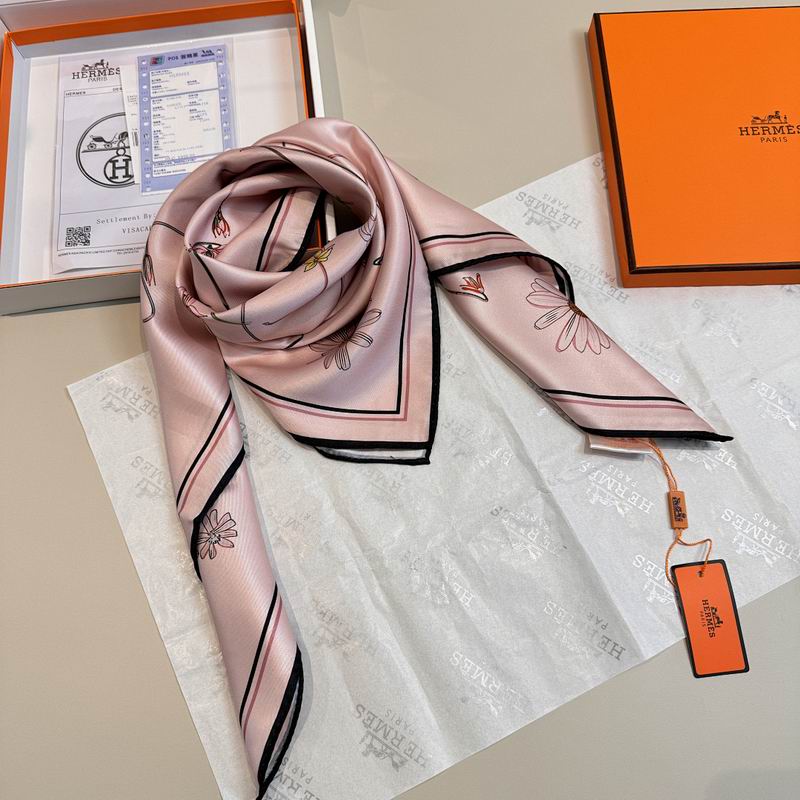 Hermes silk scarf hm (170)