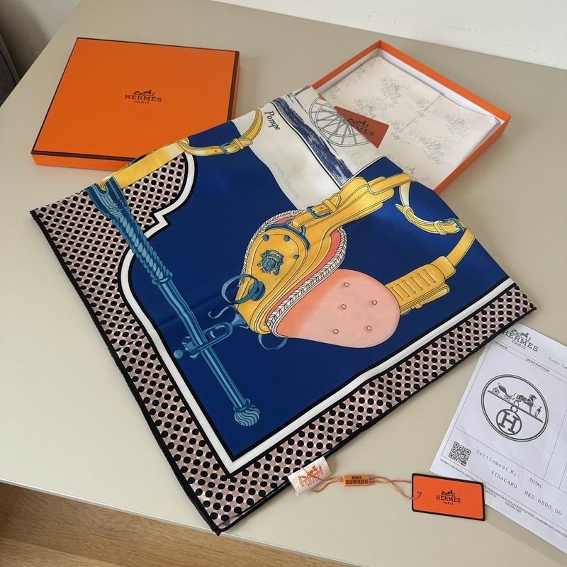 Hermes silk scarf hm (18)