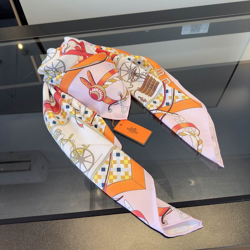 Hermes silk scarf hm (214)
