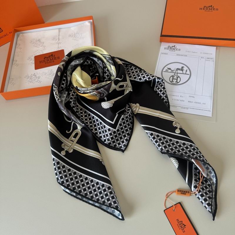 Hermes silk scarf hm (22)