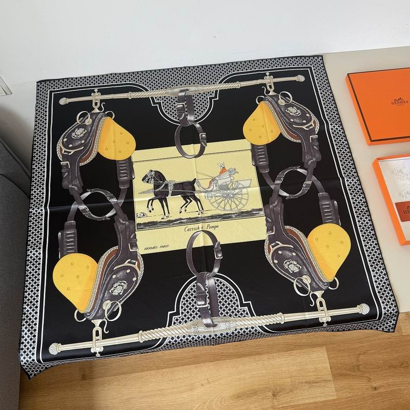 Hermes silk scarf hm (23)
