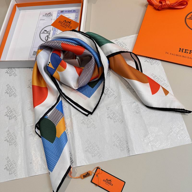 Hermes silk scarf hm (234)