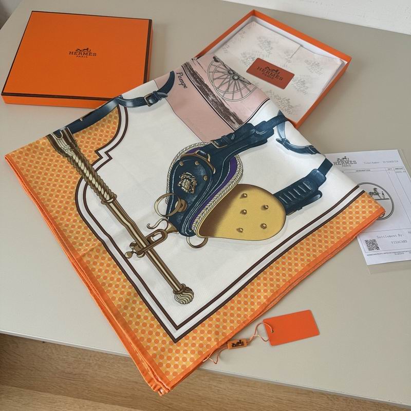 Hermes silk scarf hm (24)