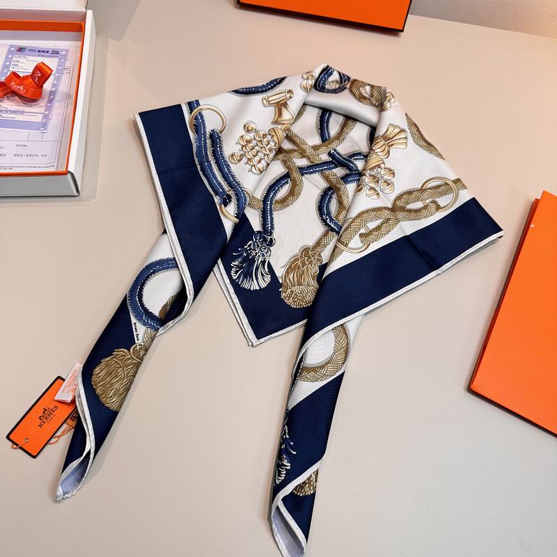 Hermes silk scarf hm (247)
