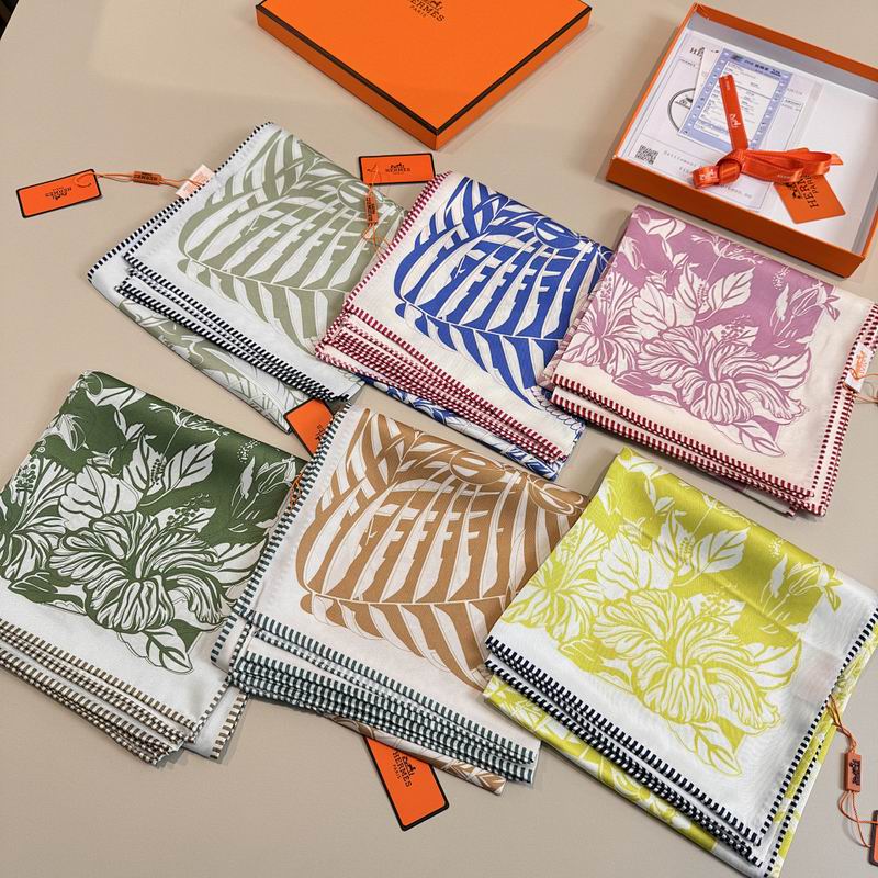 Hermes silk scarf hm (273)