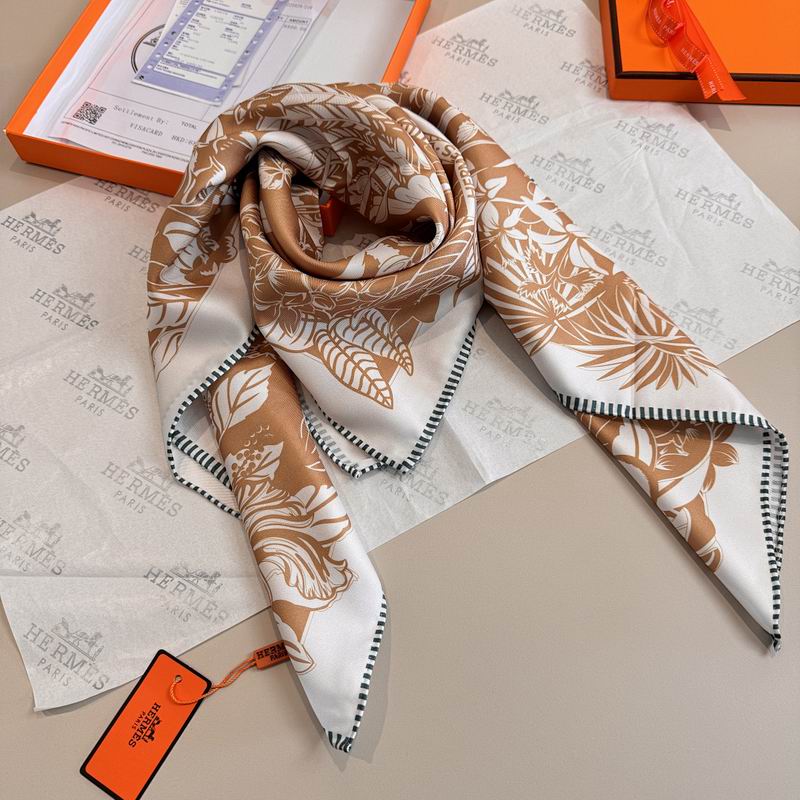 Hermes silk scarf hm (278)