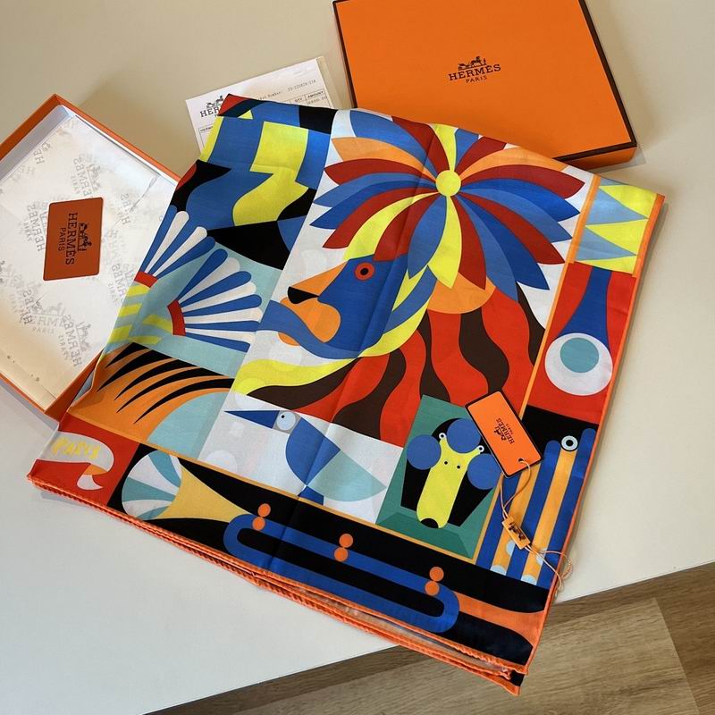 Hermes silk scarf hm (28)