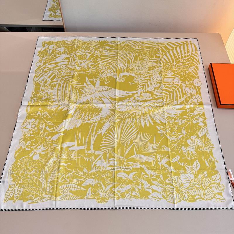 Hermes silk scarf hm (282)